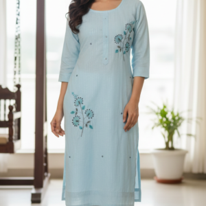 Polyster/Crepe fabric-Premium Kurti For Women