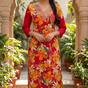 Printed with hand work